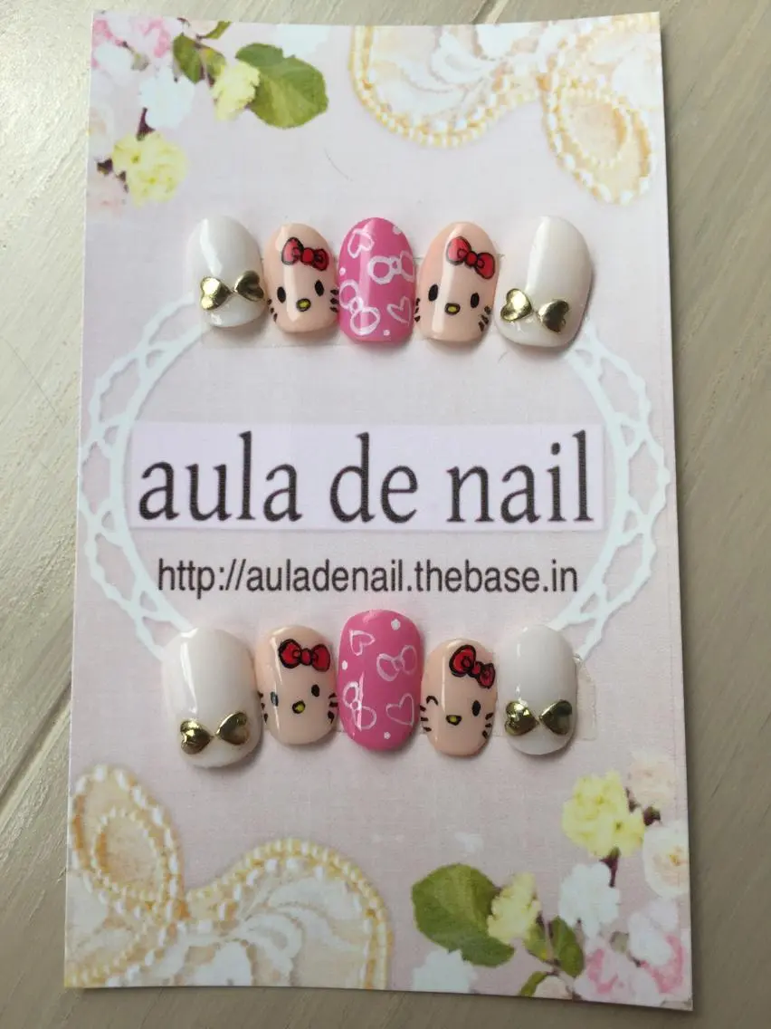 キッズ ネイル ネイルチップ auladenail アウラデネイルのネイルデザイン