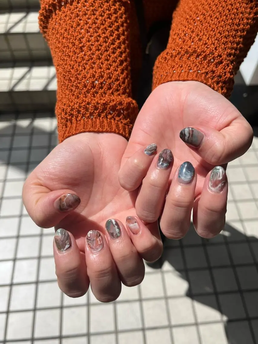 ネイル ジェルネイル パラジェル ハンドネイル ∴Sanae. ∴ トータルビューティーのマツエク・マツパデザイン