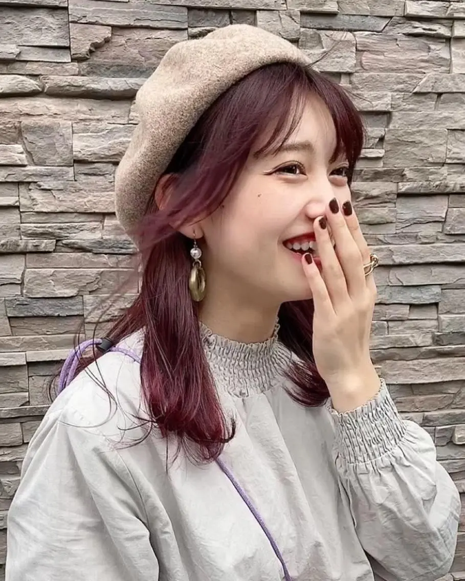 ミディアム カラー アイブロウ バレイヤージュ ブリーチ ケアブリーチ 透明感カラー デザインカラー 🔆韓国 norika🔆のヘアスタイル