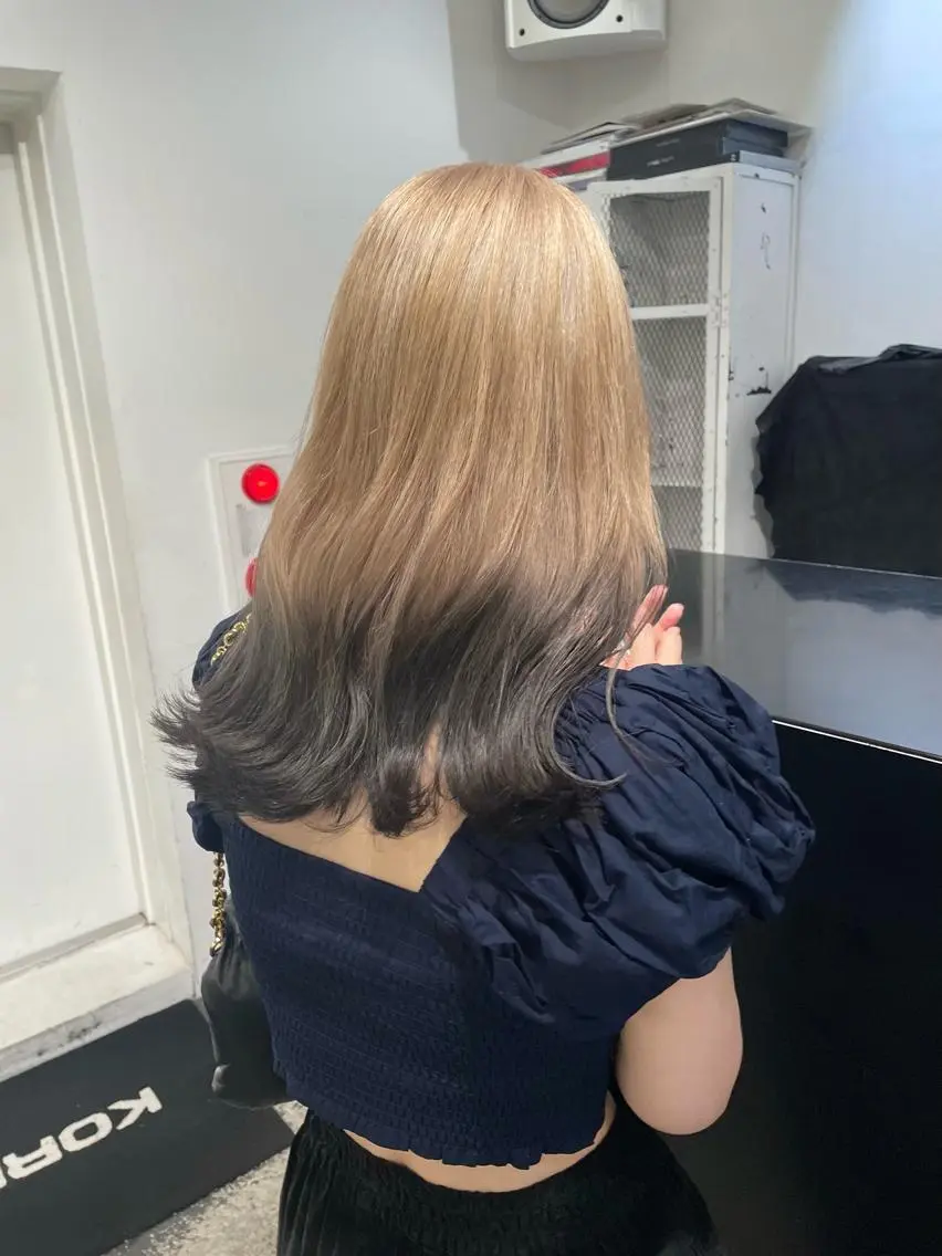 セミロング カラー パーマ ヘアアレンジ メンズ キッズ ネイル マツエク・マツパ アイブロウ メンズバレイヤージュ メンズブリーチ メンズハイライト メンズハイトーン メンズインナーカラー カット ヘアカラー トリートメント 艶ハイトーン/ヘア アレンジAYAKAのヘアスタイル