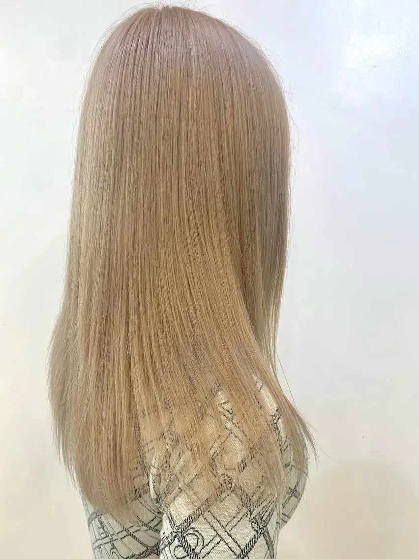 セミロング カラー ヘアアレンジ 🎀暖色カラー🎀 ♡yurika♡のヘアスタイル
