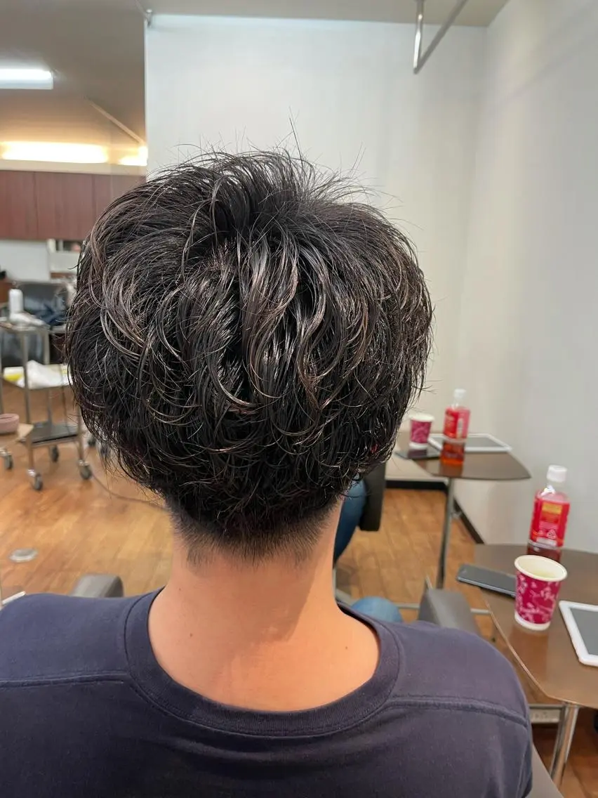 ショート パーマ メンズ 🌸髪質改善🌸 Shuhei🗝♠のヘアスタイル