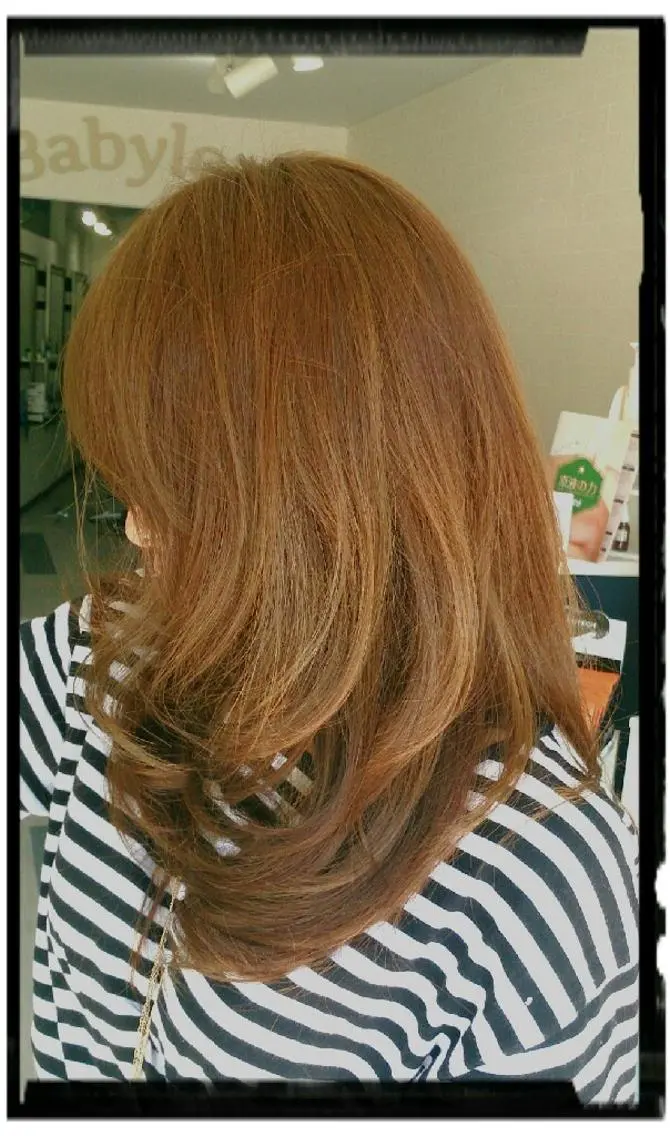 ロング カラー ベージュカラー 畑中秀平💛艶髪💜 Babylon 代表のヘアスタイル