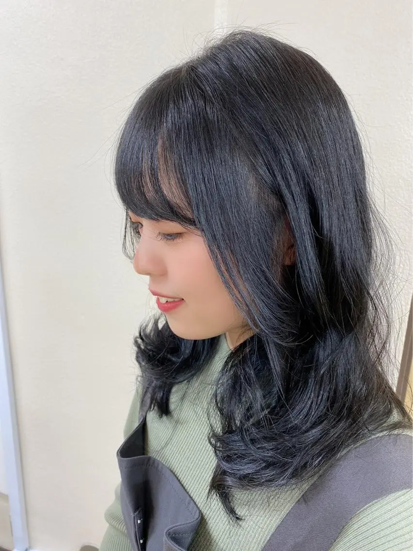 セミロング カラー 🫧渋谷美容師 たくみ🫧のヘアスタイル