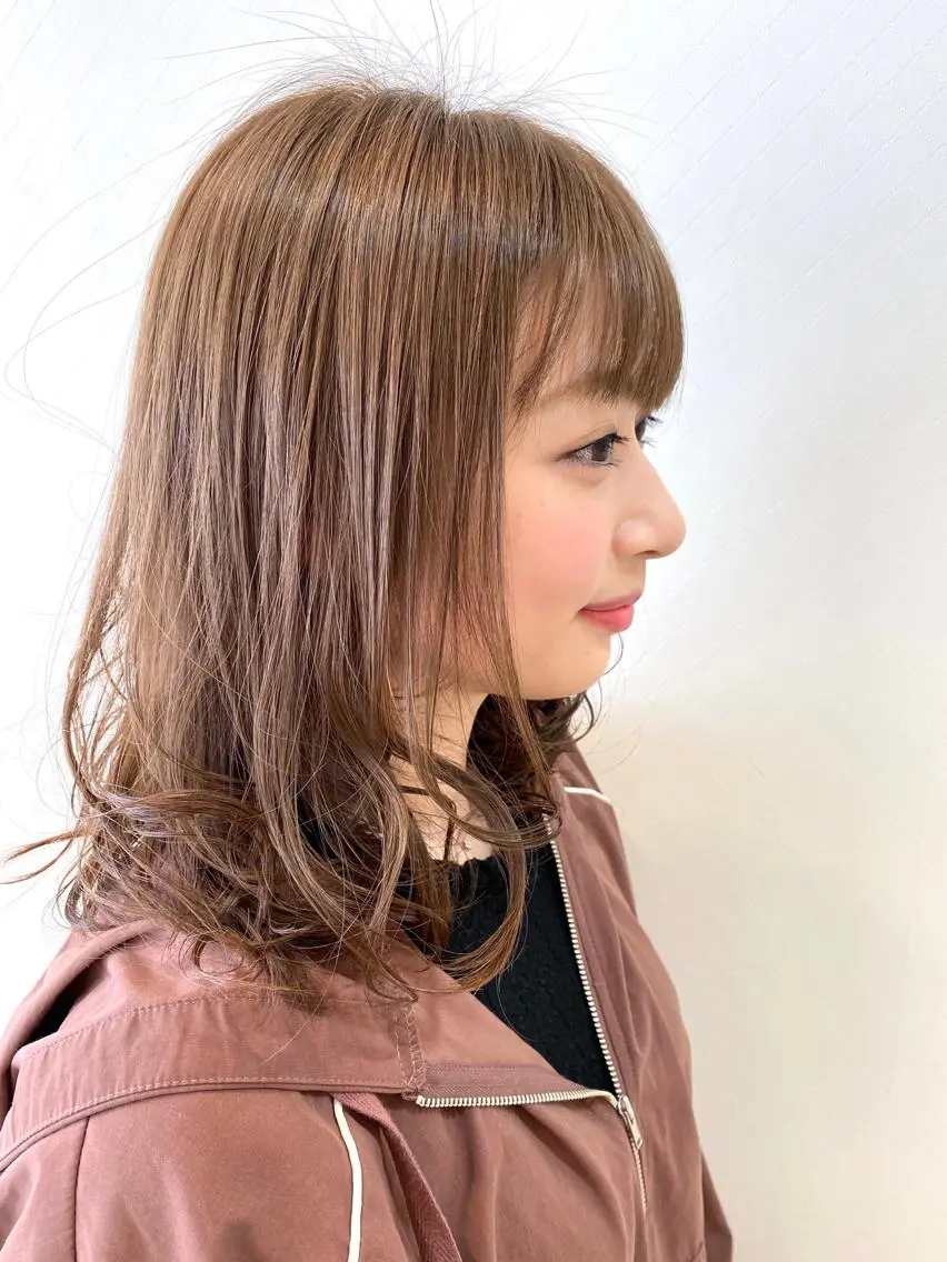 ミディアム 🌈髪質改善/縮毛矯 正特化🌈鈴木一寿のヘアスタイル