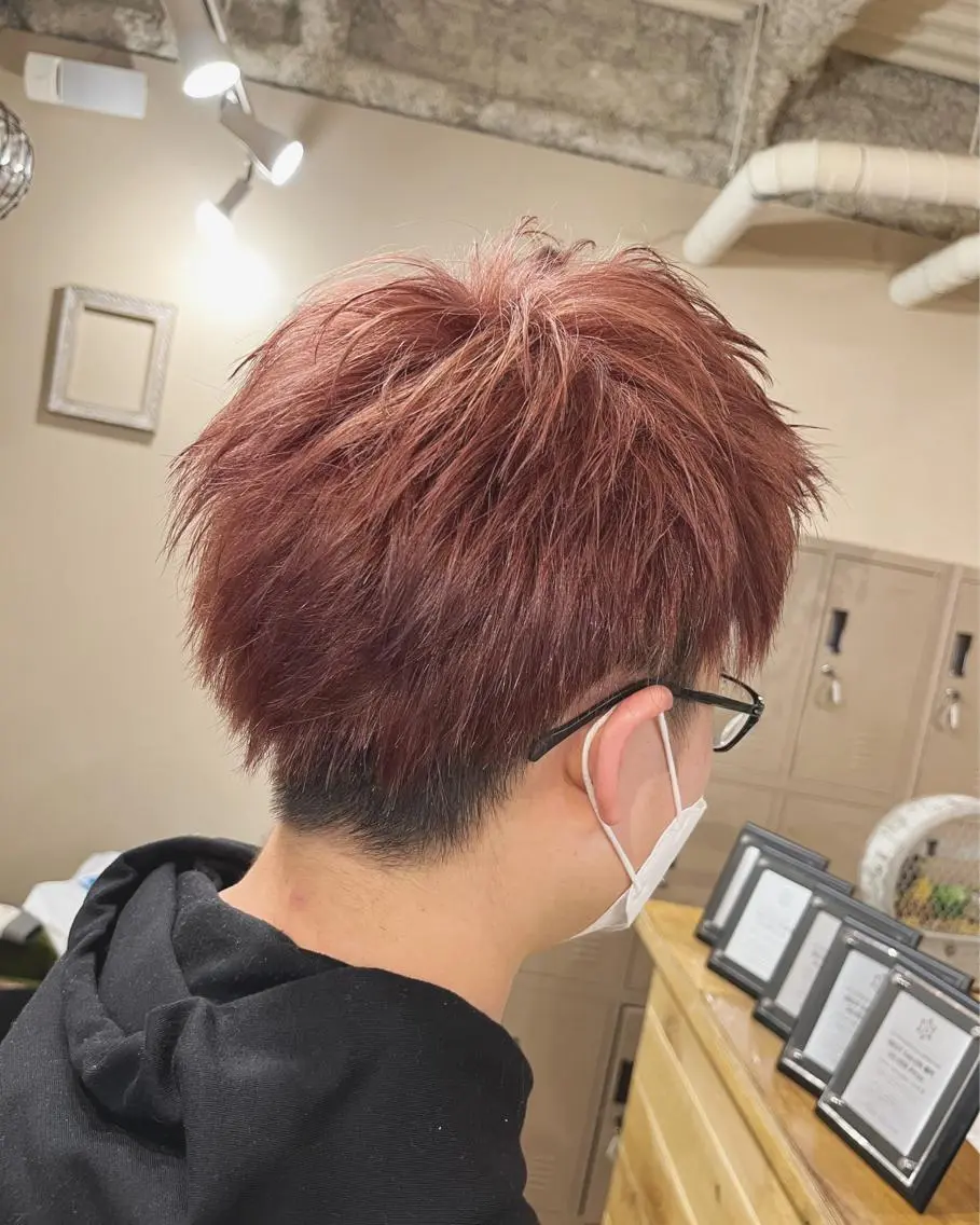 ショート カラー メンズ カット ヘアカラー トリートメント S.BLOOM 川崎 翔哉のヘアスタイル