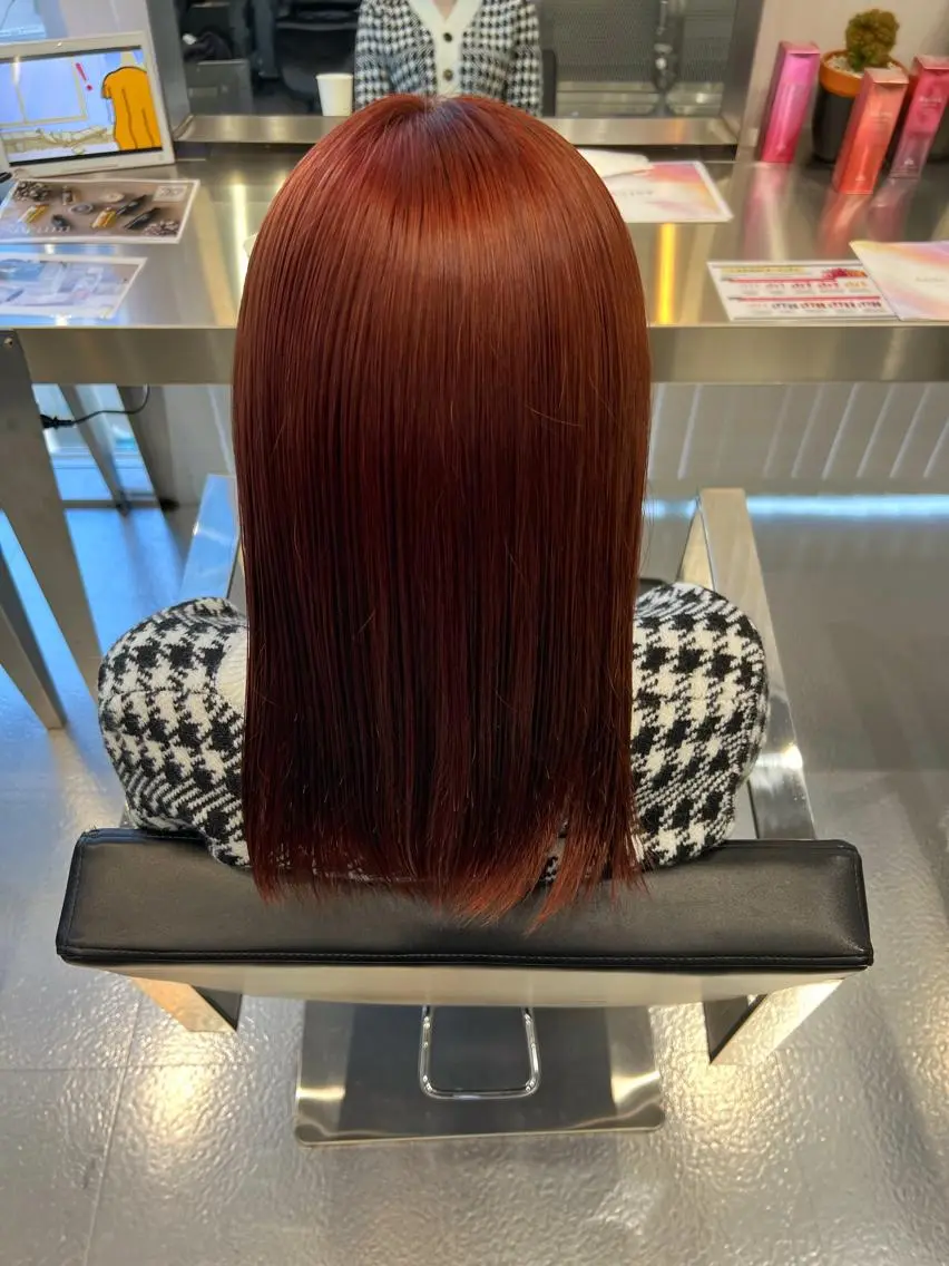 ロング カット ヘアカラー トリートメント CARAT堺東 Aujua認定サロンのヘアスタイル