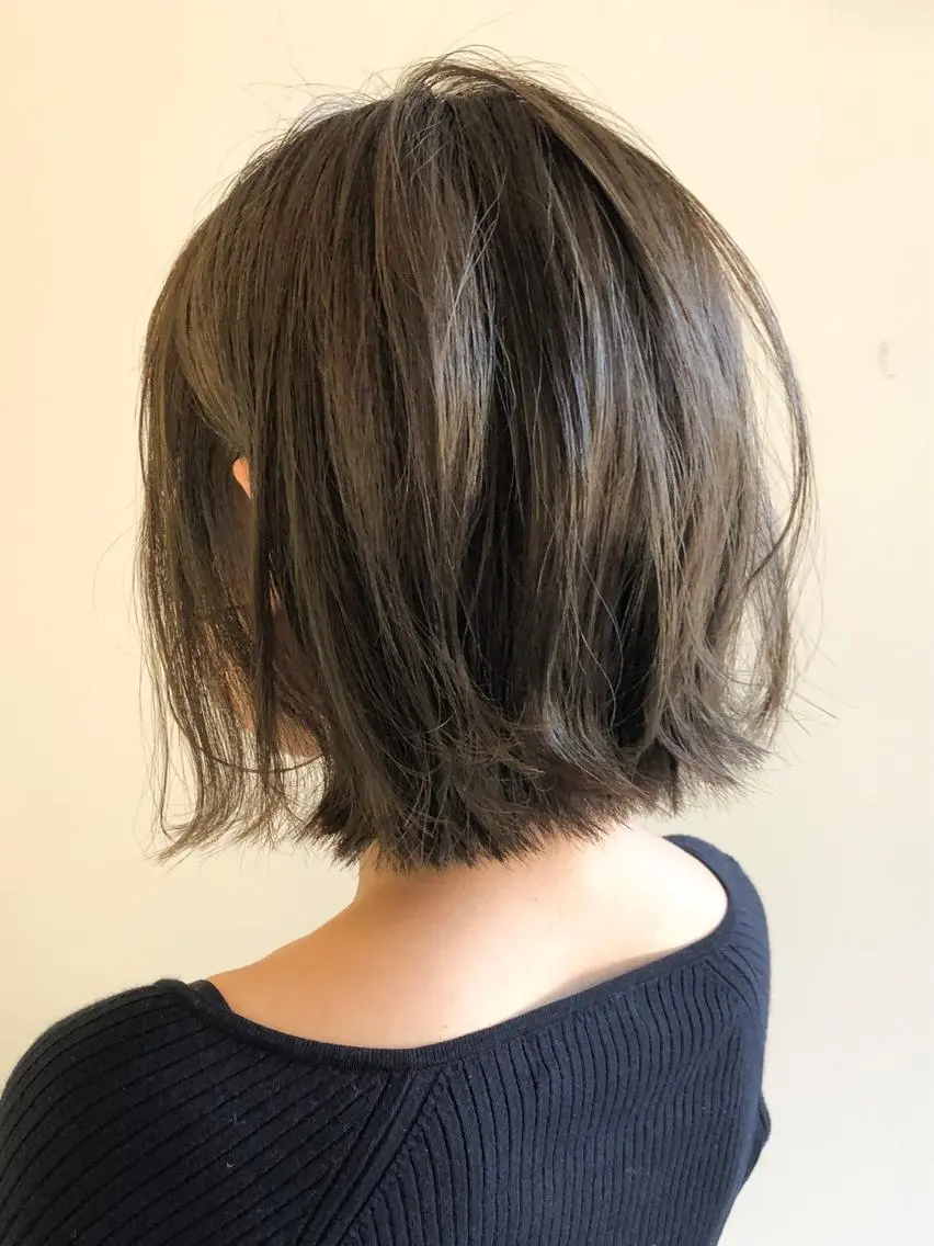 ショート カラー ヘアアレンジ カット トリートメント アズール 深谷店のヘアスタイル