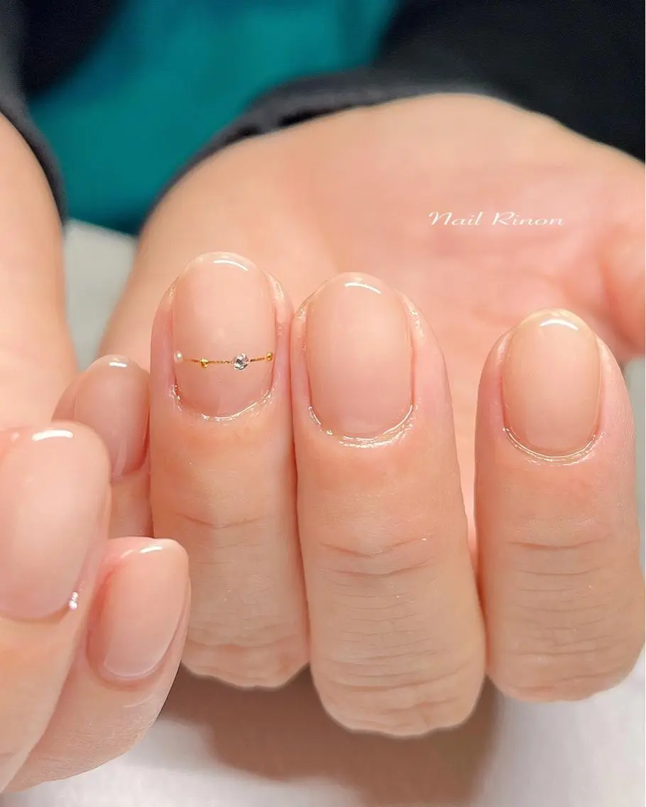 ネイル シンプルネイル ハンドネイル Nail Rinonのネイルデザイン