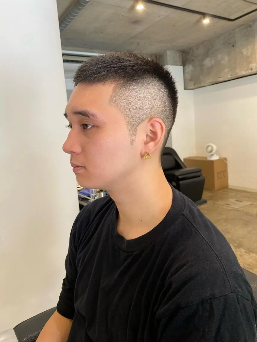 ショート メンズ 💈メンズカット 中野💈志賀 隼樹のヘアスタイル