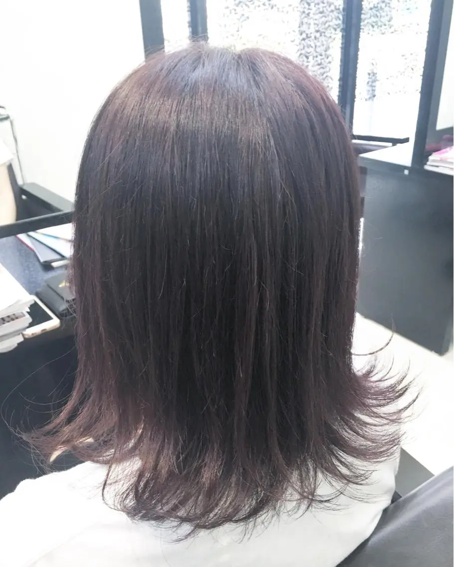 ショート カラー アッシュ 透明感カラー ラベンダーカラー ラベンダーアッシュ BREK 袋井店のヘアスタイル
