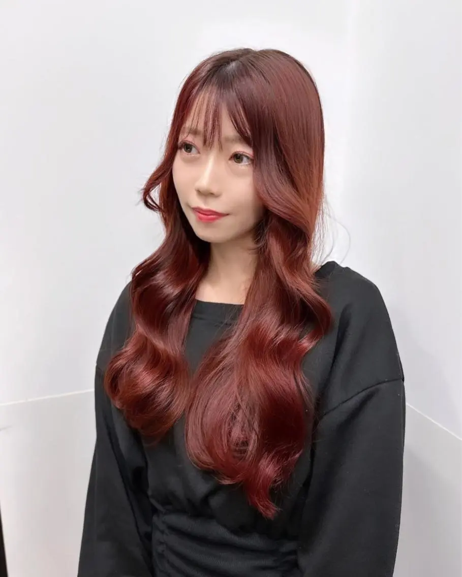 ミディアム カラー 韓国ヘア 店長NEGIのヘアスタイル