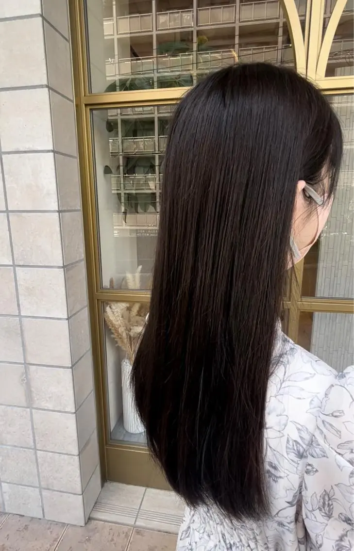 ロング カラー Uo/似合わせパーマ /髪質改善/四条烏丸のヘアスタイル