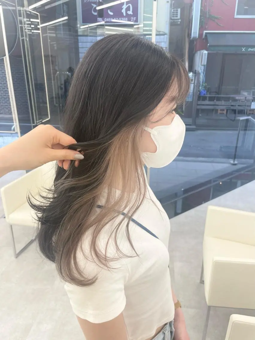 ロング カラー ヘアアレンジ ヘアカラー トリートメント 【Sweep】おじま のぞみのヘアスタイル