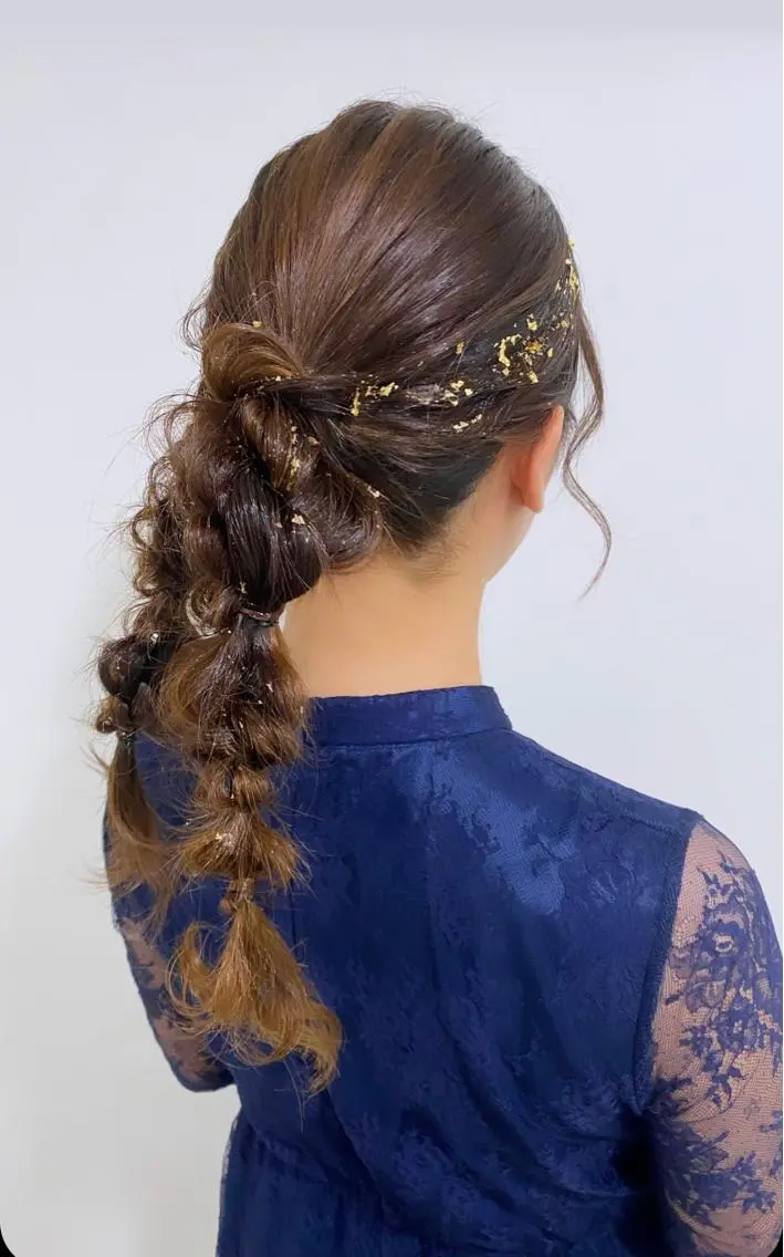 ヘアアレンジ ヘアセット ヘアセットサロン ココのヘアスタイル
