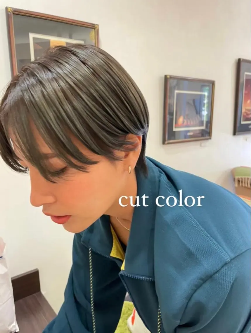 ショート カラー カット ヘアカラー コレットヘアー 田中アヤノのヘアスタイル