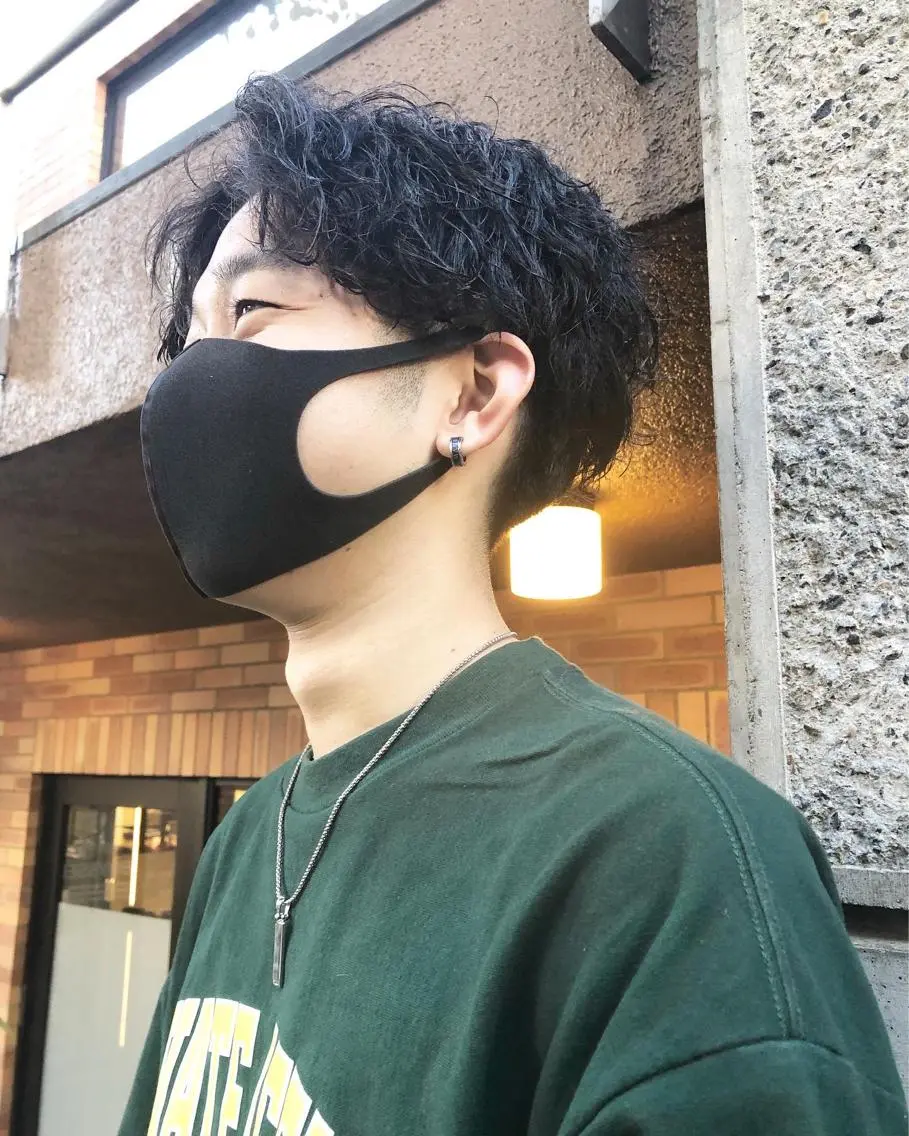 パーマ ヘアアレンジ メンズ カット パーマ トリートメント ヘアセット メンズ特化✂️栗原 侑也のヘアスタイル