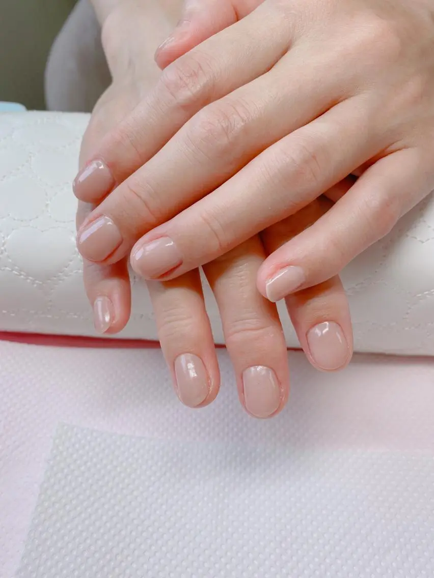 ネイル ジェルネイル ワンカラーネイル シンプルネイル Re:Ø nail 🩵TSUJIのネイルデザイン