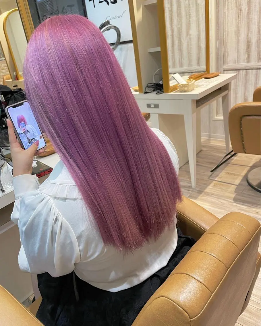 ロング カラー アッシュ ブルーカラー 透明感カラー ピンクカラー 外国人風カラー ヘアカラー トリートメント 河合秀明/ショート /ボブ/レイヤーのヘアスタイル