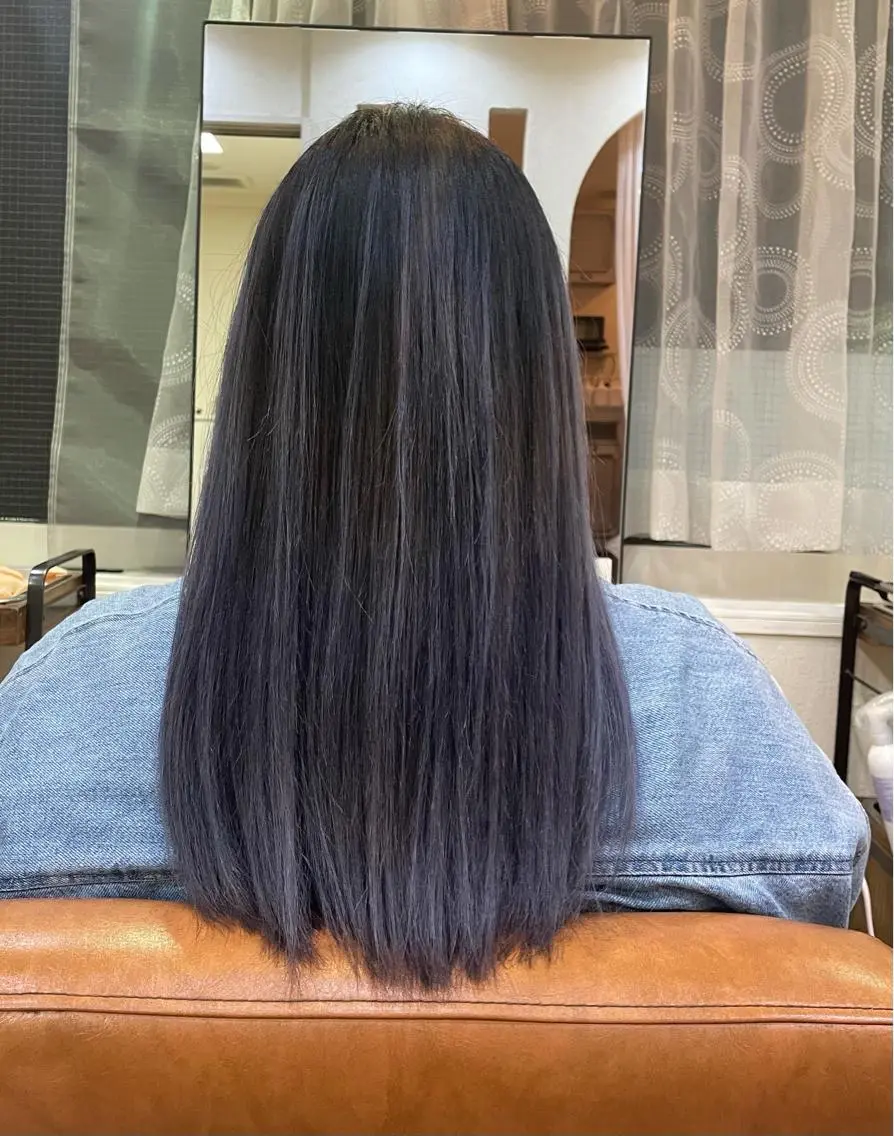 ロング カラー 北川 智海のヘアスタイル