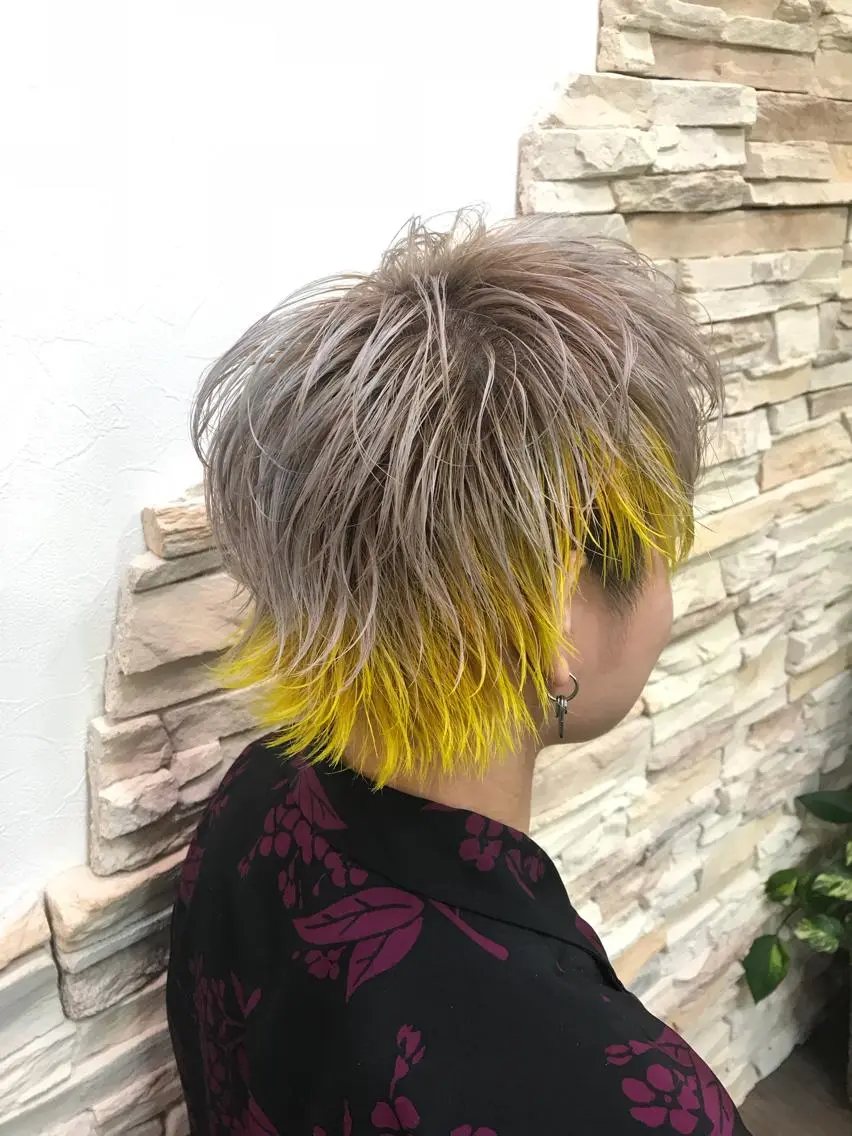 ショート カラー メンズ a aのヘアスタイル