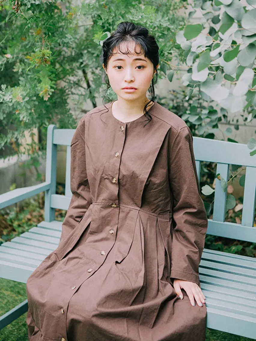 セミロング ヘアアレンジ おくれ毛 カット ヘアカラー トリートメント 福島 浩司のヘアスタイル