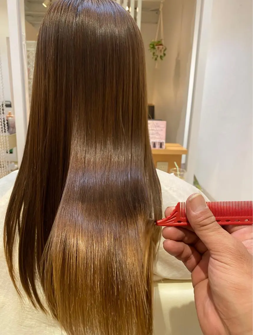 ロング 髪質改善 トリートメント カット ヘアカラー トリートメント 北九州美容室 🕊️わかな✂︎のヘアスタイル