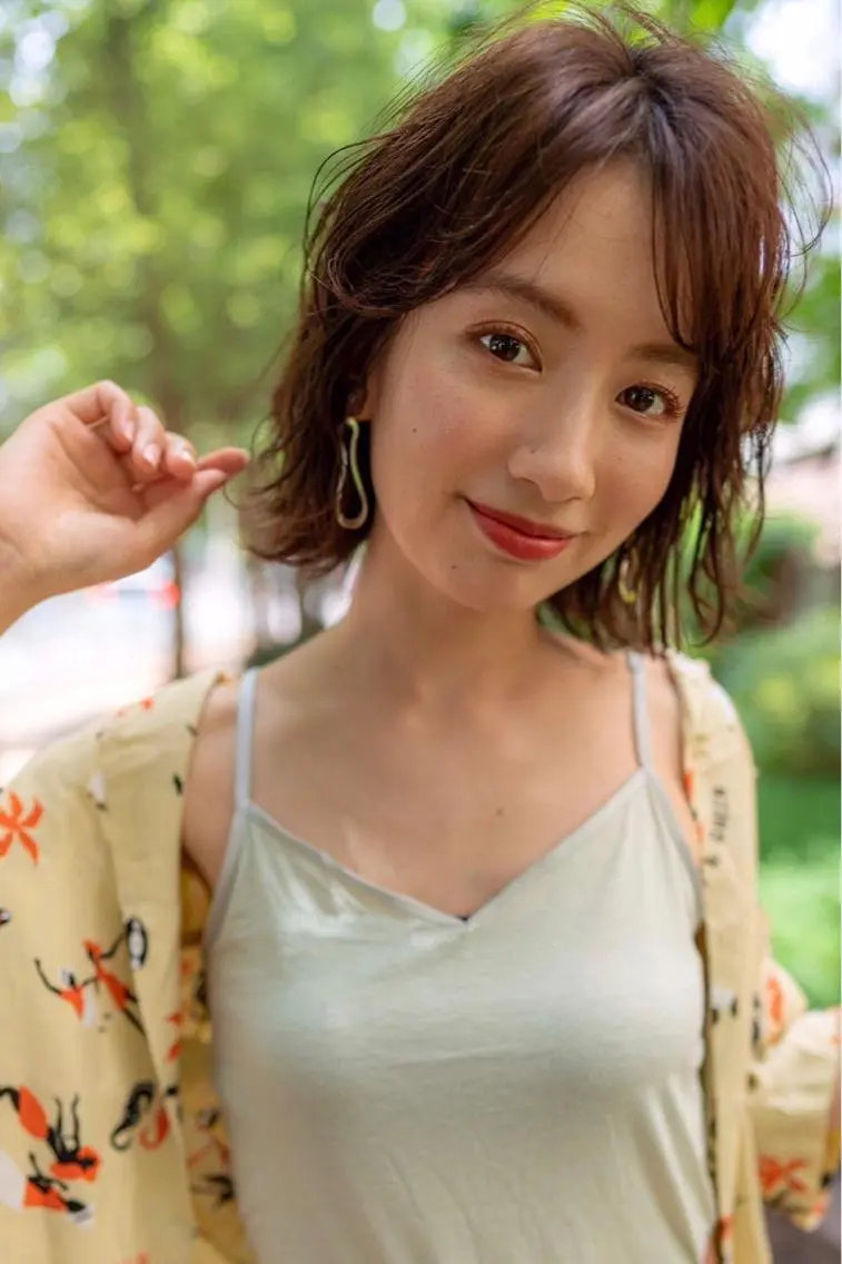 ミディアム カラー カット ヘアカラー トリートメント 🉐レイヤー/塩見 弘樹🉐渋谷のヘアスタイル
