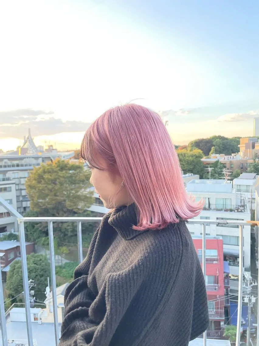 ミディアム カラー ヘアアレンジ ヘアカラー 💗無料カットモデル 募集中yu-ki💗のヘアスタイル