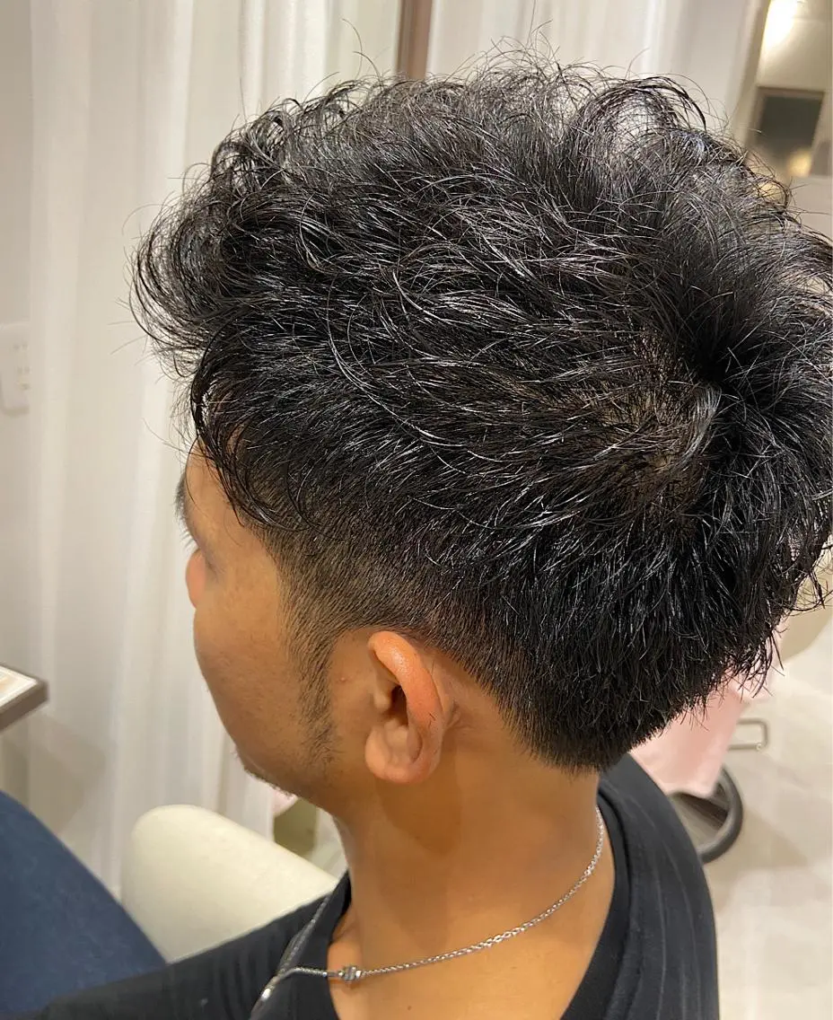 メンズ 次世代シールエクステ 錦糸町 小泉 朋之のヘアスタイル