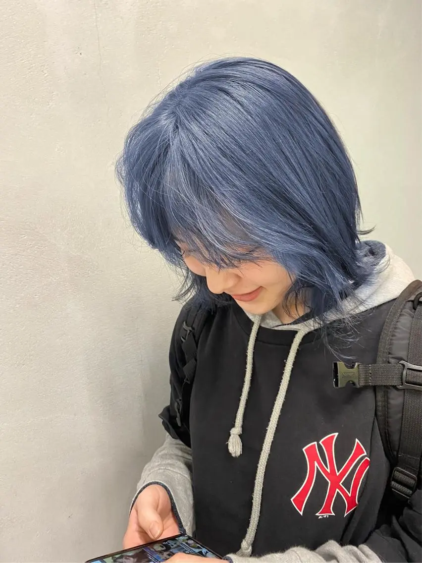 ミディアム カラー ブリーチ 韓国風ヘア カット ヘアカラー トリートメント 🩷ハイトーン透明感 レイヤー🩷ユリカのヘアスタイル