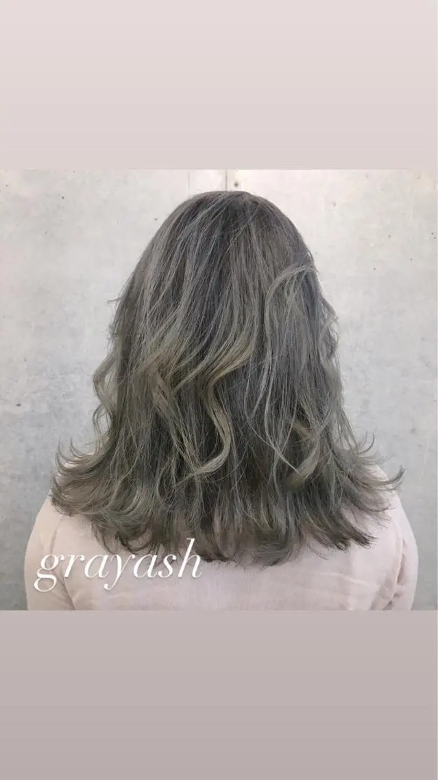 ミディアム カラー カット ヘアカラー レイヤーカット🪽 MARINA🦩のヘアスタイル