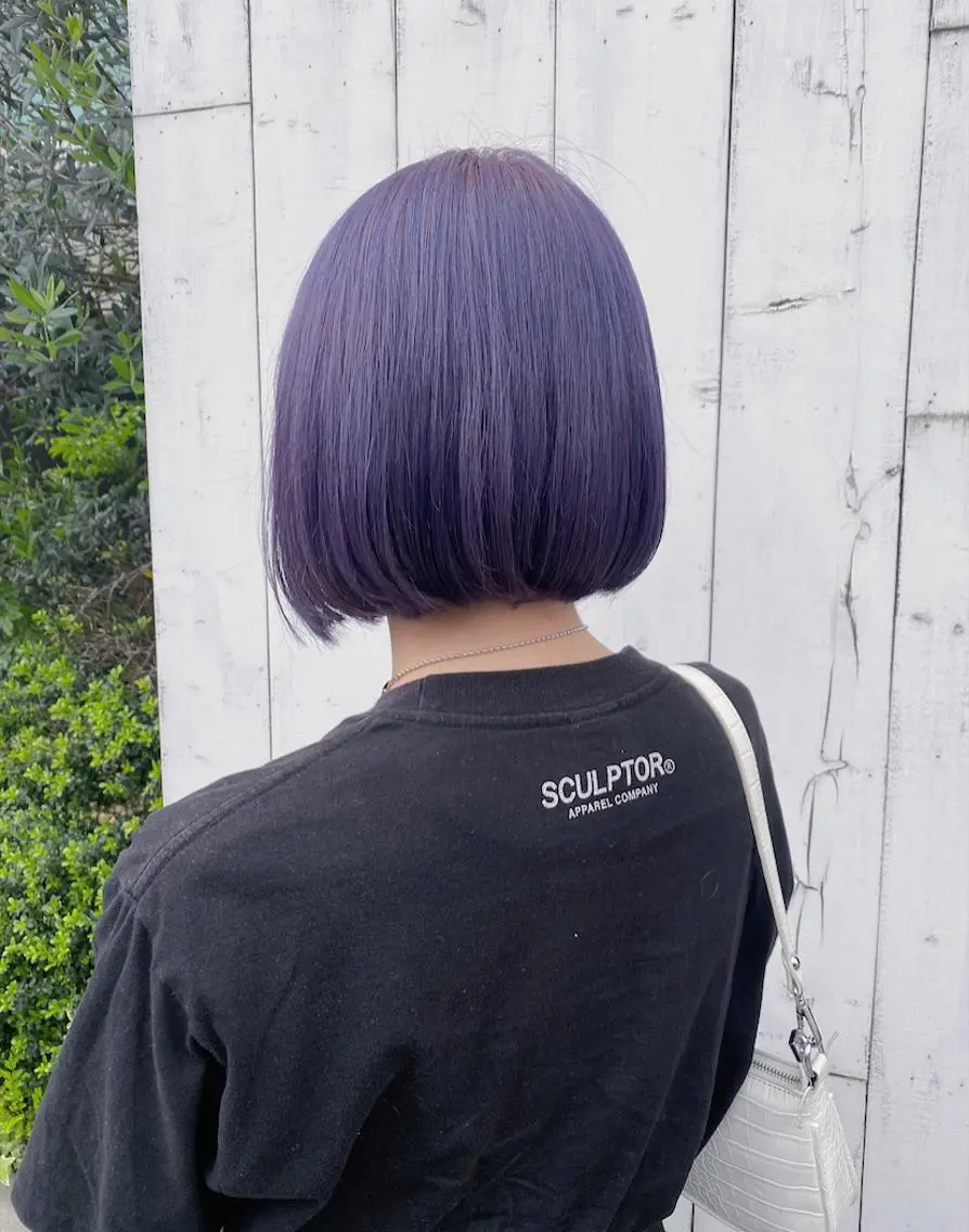 ミディアム カラー ヘアアレンジ ヘアカラー トリートメント 韓国レイヤーカット/ 儚げカラーチナツのヘアスタイル