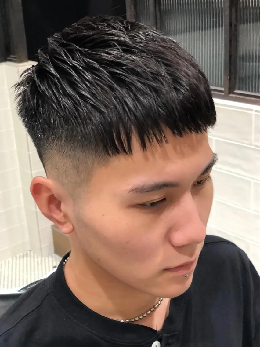 ショート メンズ カット無料/髪質改善 髪質根本改善/艶髪のヘアスタイル