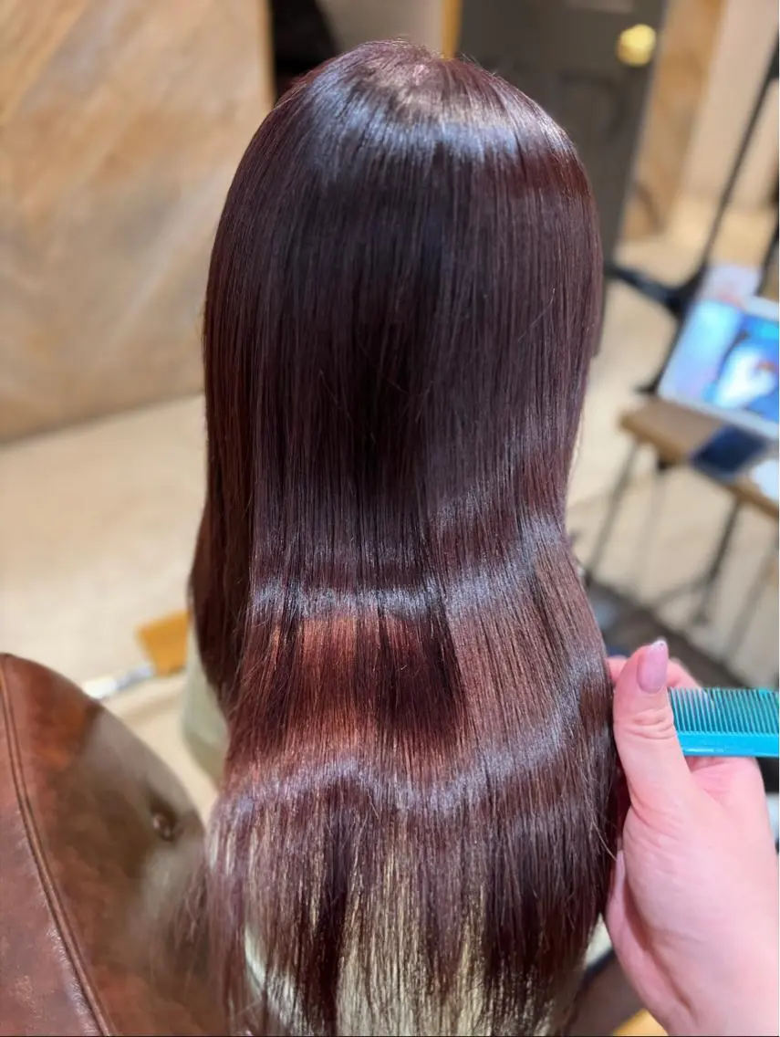 カラー ブリーチ ラベンダーカラー ブリーチなしカラー ピンクカラー ピンクラベンダー beleefric 🩵チセのヘアスタイル