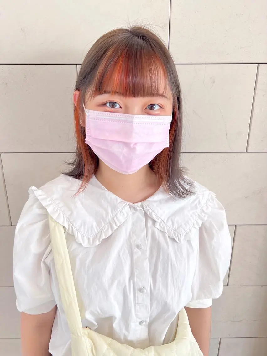 ショート カラー フルガキ ハルカ天神美容室のヘアスタイル