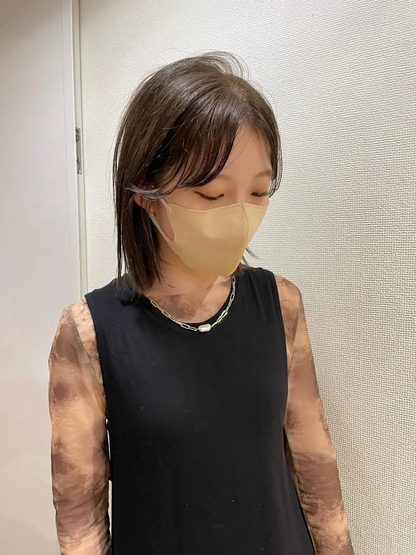 ミディアム 山口 朔弥のヘアスタイル