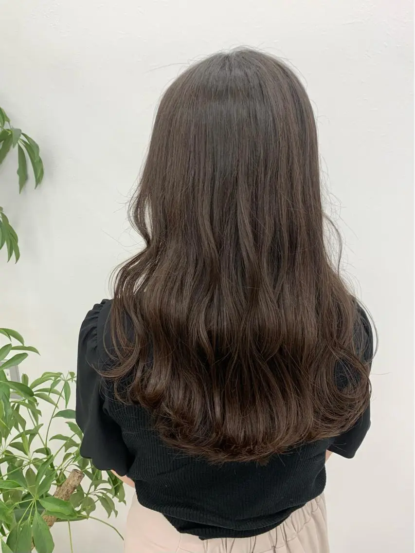 ロング レイヤー ハイトーン 暖色⭐︎KANAKOのヘアスタイル