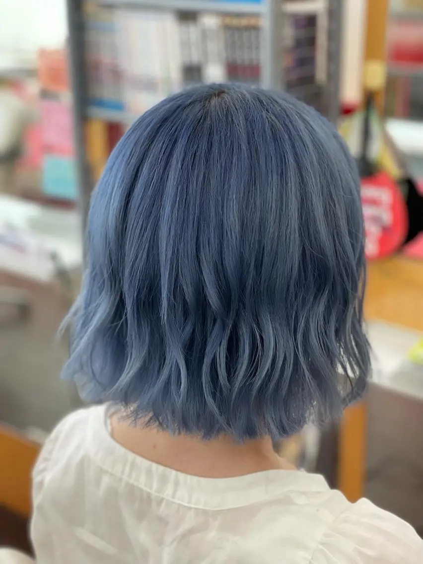 ミディアム ヘアカラー たけい ゆうきのヘアスタイル