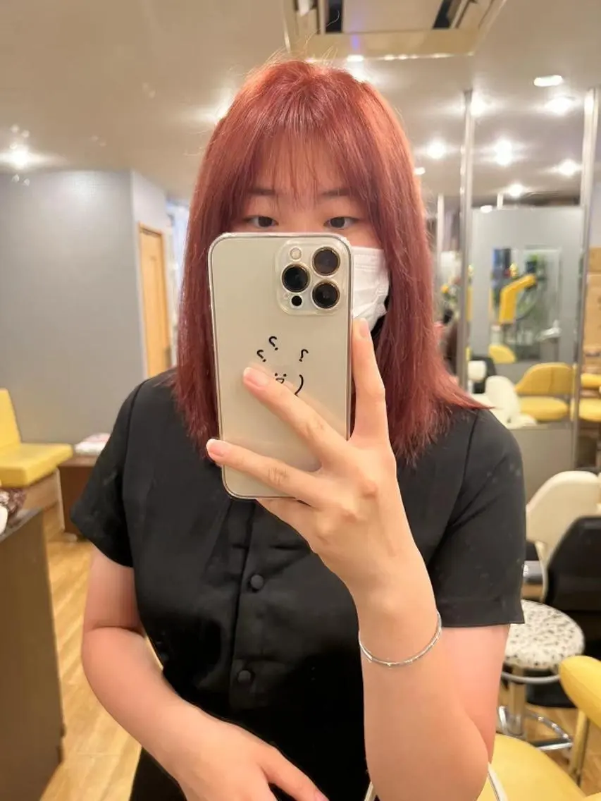 カラー ヘアー オレのヘアスタイル
