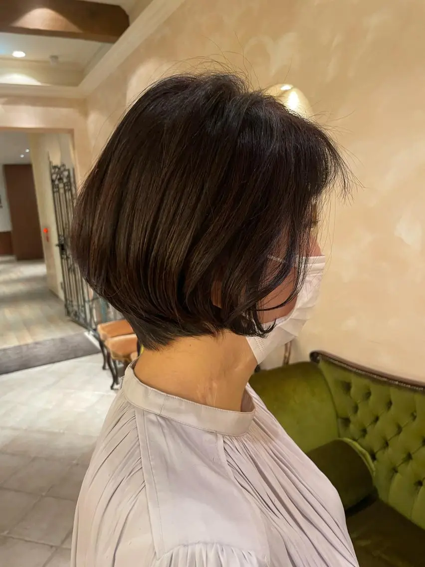ショート ボブ ボブ ホノカのヘアスタイル