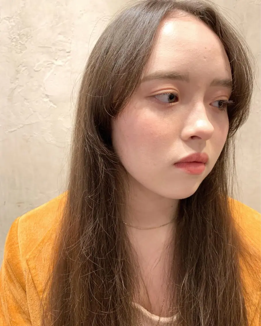 ロング カラー ヘアアレンジ ブリーチ 透明感カラー ダブルカラー ブリーチなしカラー ボブパーマコテ巻き風 パーマNo1深江秀平のヘアスタイル