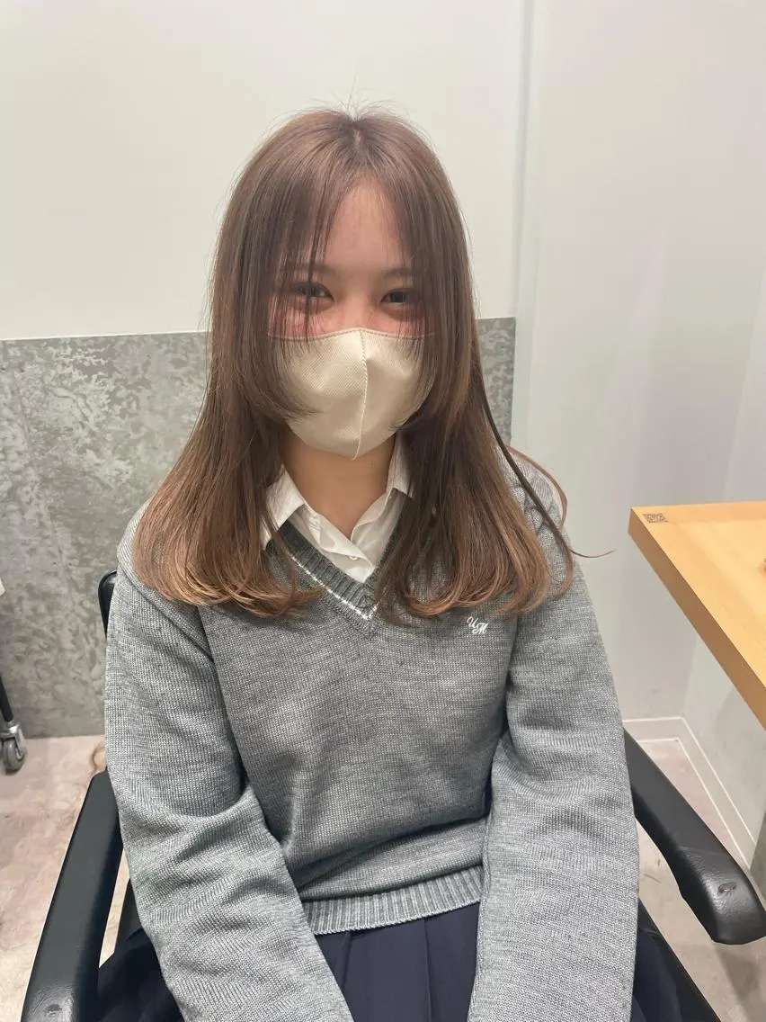 ミディアム minatsu 東京の技術を京都でのヘアスタイル