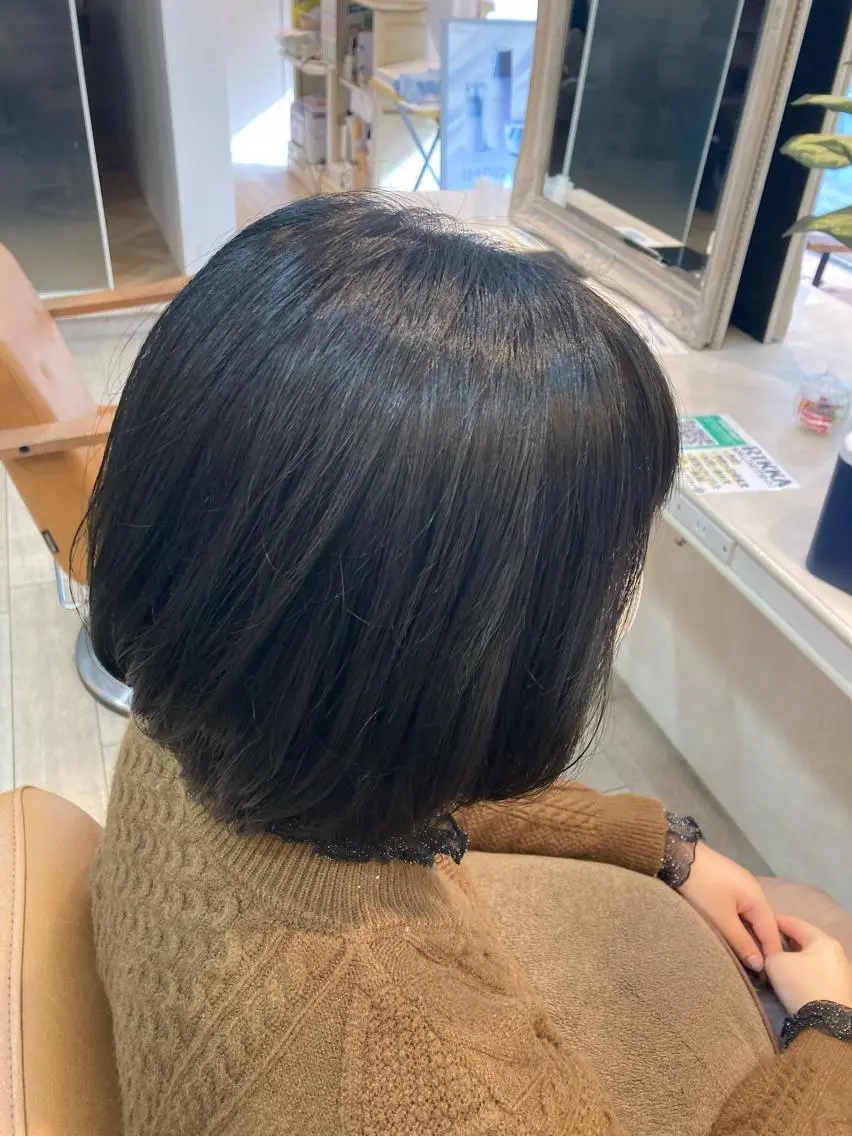 ショート カラー 似合わせカット waRin syamp&headのヘアスタイル