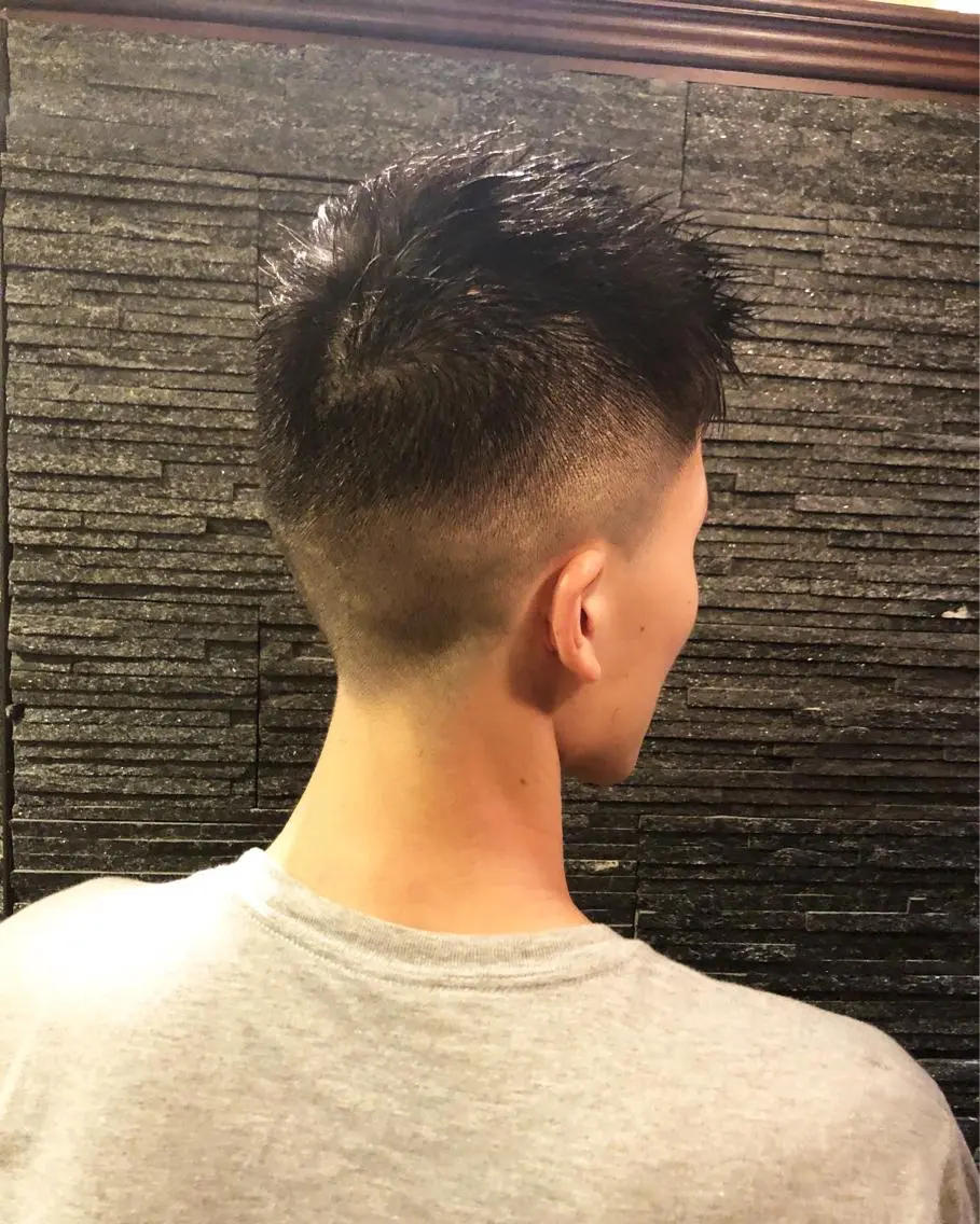 ショート パーマ メンズ 木村 りきのヘアスタイル