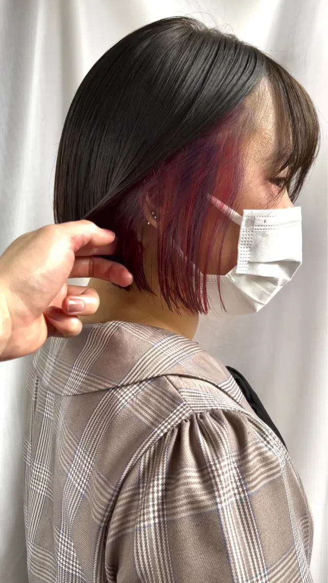 ショート ヘアカラー 早瀬裕之 パーマのヘアスタイル