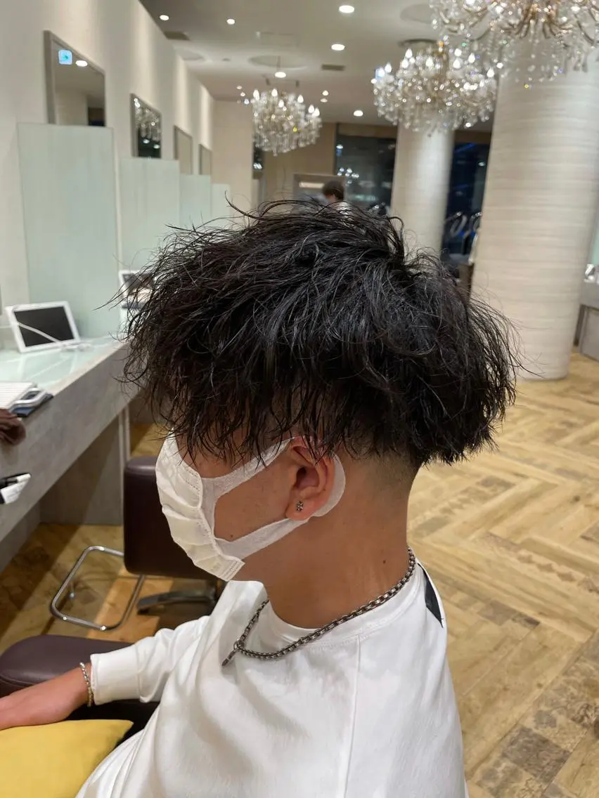 ショート パーマ メンズ メンズパーマ takikawa ryuのヘアスタイル