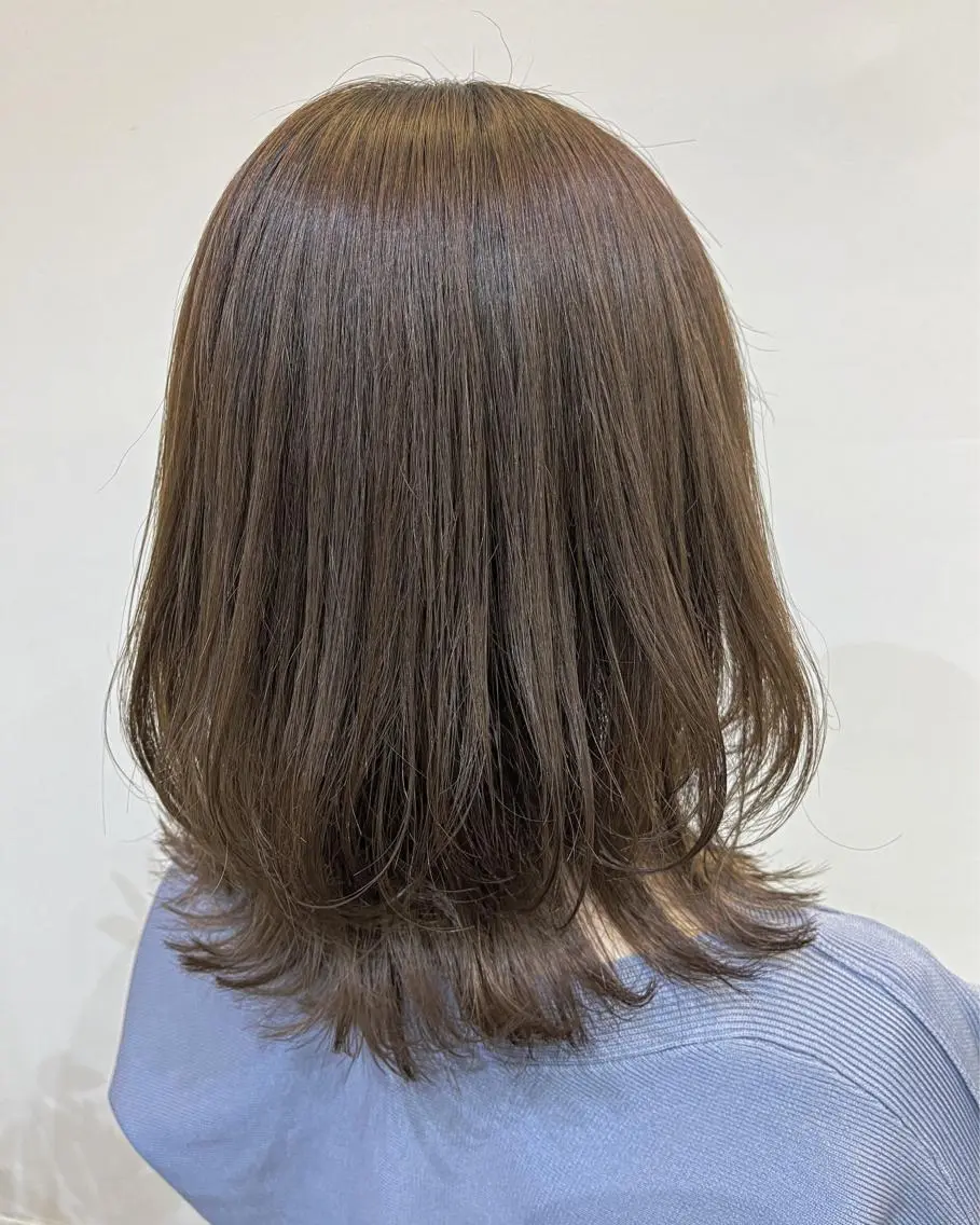 セミロング 似合わせカット🌼 後藤友香のヘアスタイル
