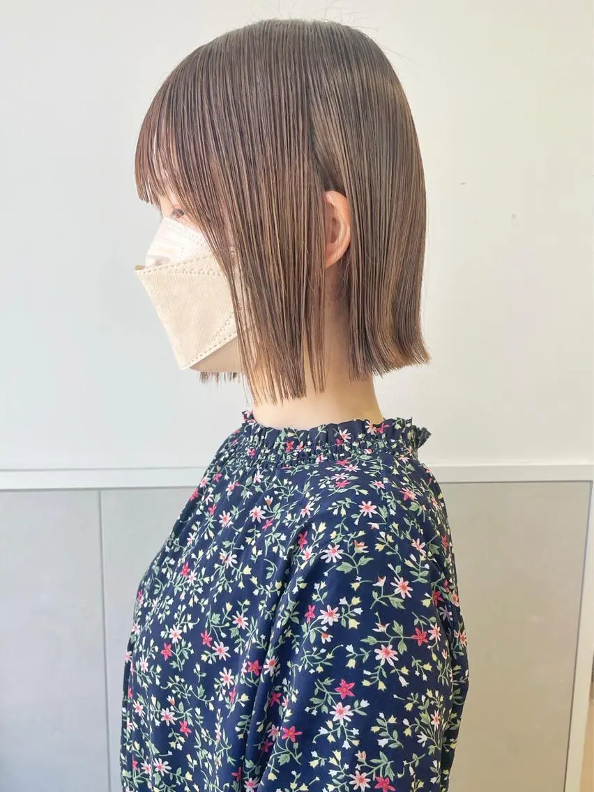 ショート カラー カット ヘアカラー トリートメント 齋藤 咲のヘアスタイル