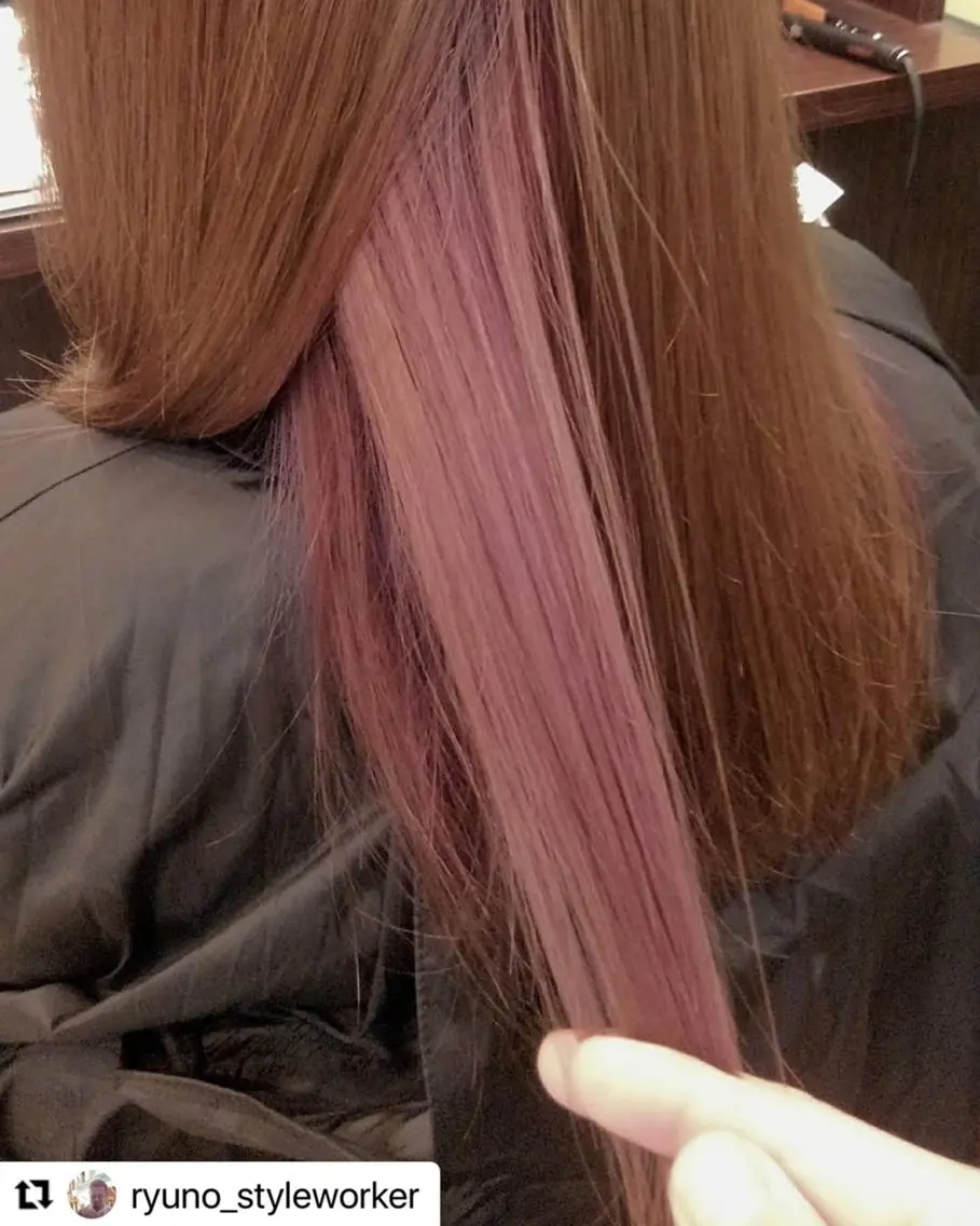 ミディアム カラー メンズ メンズブリーチ ブリーチ ピンクカラー 🩷Eny terrace🩷のヘアスタイル